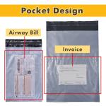 Courier bag with pouch pocket bag making machine