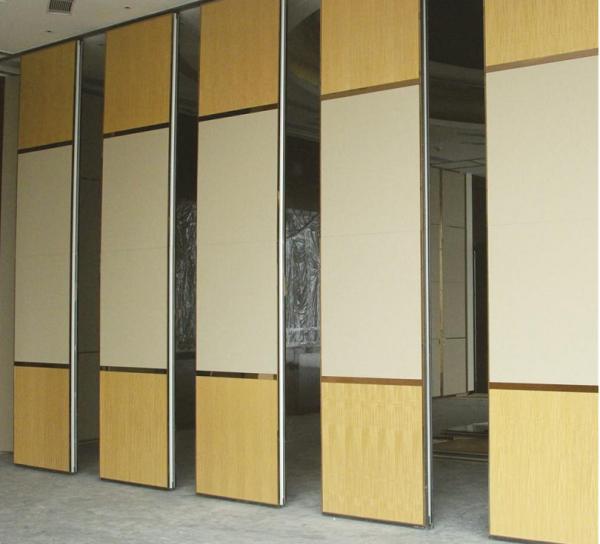 Aluminium Sliding Acoustic Room Dividers Office Removable Partitions For