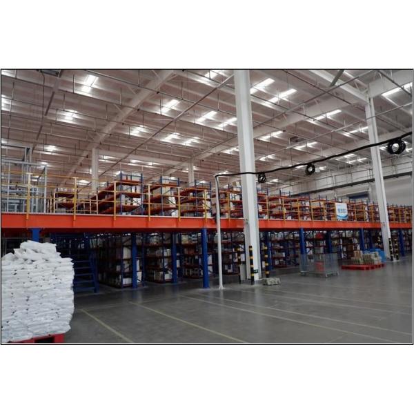 Powder Coating Rack Supported Mezzanine Floor Warehouse Industrial Mezzanine Systems