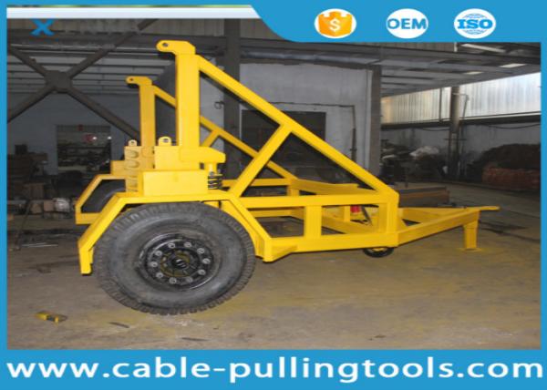 10T Cable Carriage Vehicle Cable Drum Trailer Cable Reel Trailer Underground
