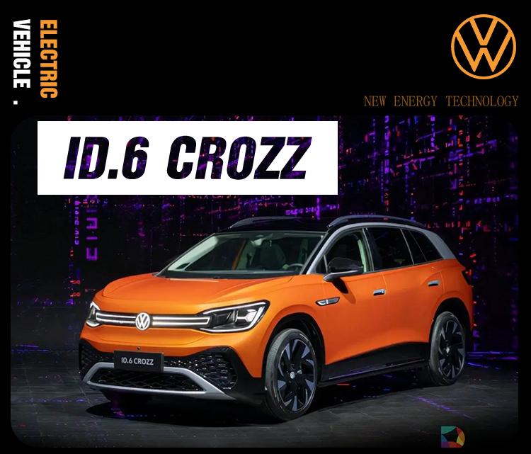 2022 Market Time 2023 2024 Volk-Swagen Id.6 Croz Pure Plus Passenger Motor Ev Suv Energy Suv Electric Sports Vehicle Car