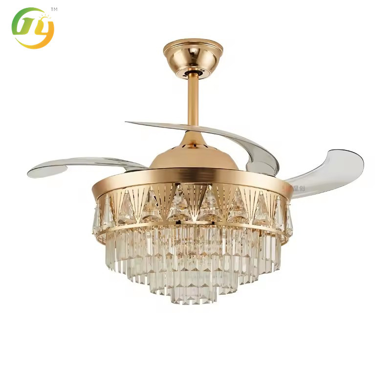 SENKAI Deluxe Crystal Ceiling Factory Surface Mounted 5 Round Led Crystal Dimmable Smart Ceiling Lights For Living Room