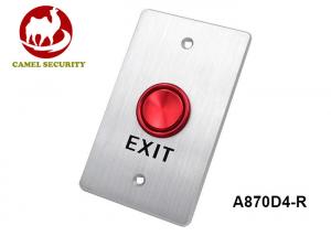 China Low Voltage Panel Mount Momentary Push Button Switch Red / Green / Silver Optional on sale