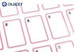 Paper Materials Smart Card Inlay Transparent RFID Coin EM4200 / S50 Mini NFC