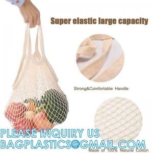 Wholesale Organic Cotton String Washable Market Bag | Mesh Produce Bag, Fruits Vegetable Net Bag, Eco Net Bag from china suppliers