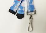 Attractive Cartoon Dye Sublimation Lanyards For Kids Hangings , Metal Hook