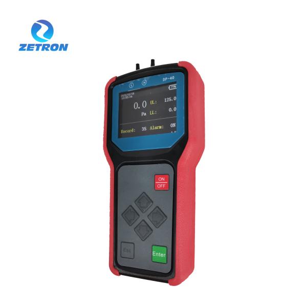Zetron DP-40 Neutral Gas Differential Pressure Meter 0- 5000Pa Controller For