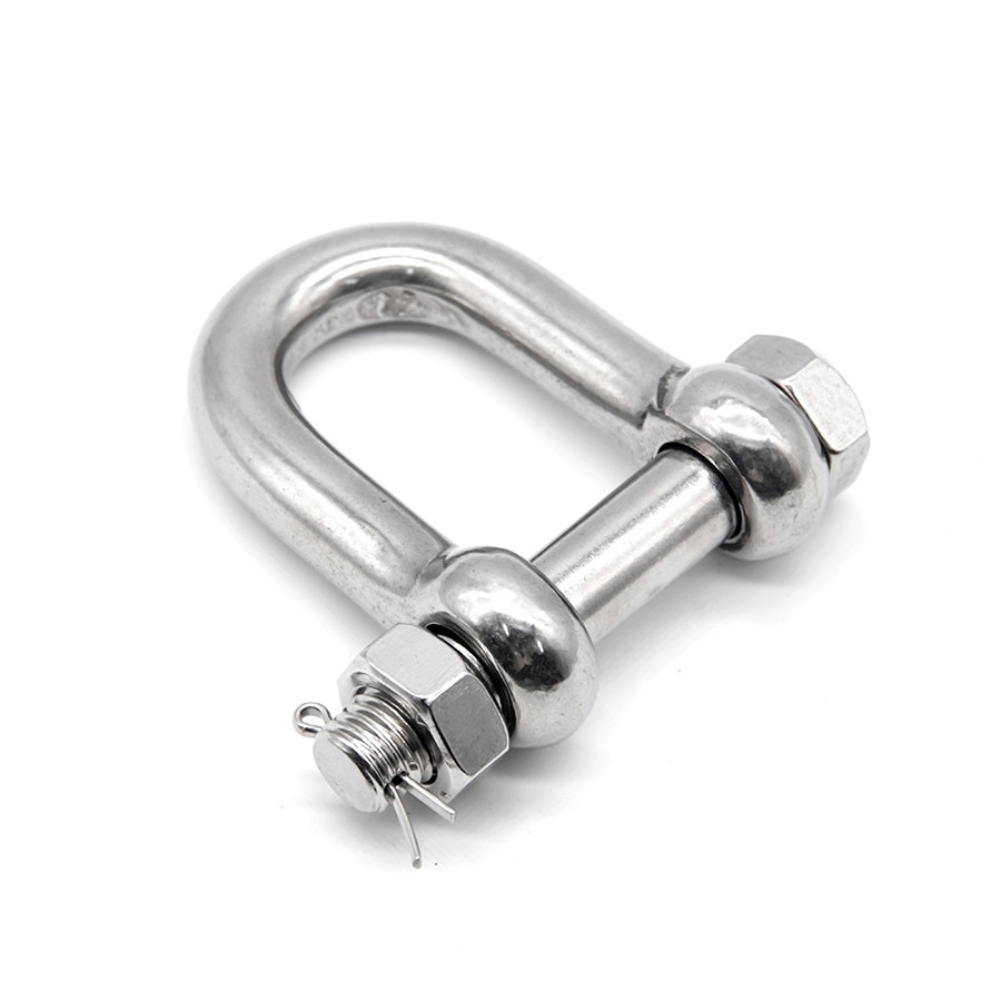 Ss304 Ss316 Stainless Steel Bow Shackle Stainless Steel Anchor Shackle