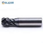 Solid Carbide 3 Flute Custom End Mills For Steel Fresa