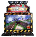 Indoor coin operated racing simulator video amusement dirty driving arcade car