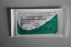 China Polyester surgical suture material on sale
