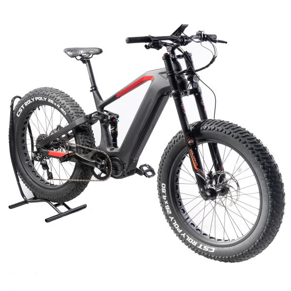Carbon Fiber Electric Bicycle with 1000w Full Suspension 11 Speed and 48V 20Ah