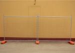 Hot Galvanized Steel Temporary Fencing Excellent Corrosion Resistance Neat