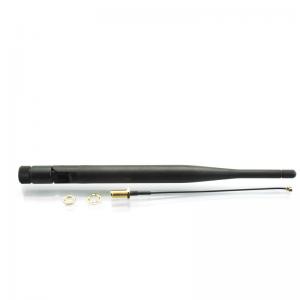 China 5ghz Wifi Rubber 5dbi Gain Radio Frequency Antenna on sale