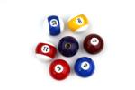 Custom Resin Billiard Shift Knob White Black Orange ISO9001 Certificated
