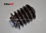 Metric Pitch Porcelain Post Insulators , High Voltage Post Insulators