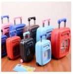 New creative gift product luggage case shape alarm clock toy