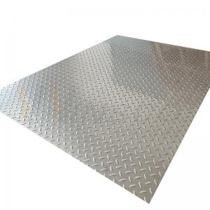Wholesale 20mm-1250mm Embossed Stainless Steel Sheet 2b Surface Rice Grain Shape Anti Slip Plate from china suppliers