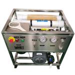 Solar power sea water desalination ro system