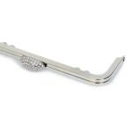 Coin Purse Clutch Kiss Clasp Frame Embossed ISO9001 Lightweight And Convenient