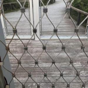 2mm 50mm Hole Size 316 Stainless Steel Aviary Wire Rope Mesh for Zoos