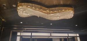 Wholesale 3000k Customized Pendant Lamp Crystal Glass Flush Mount High Ceilings Chandeliers from china suppliers