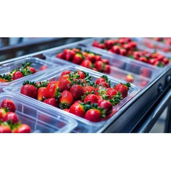Custom Map Tray Sealer Automatic For Fresh Strawberry 220V/50HZ