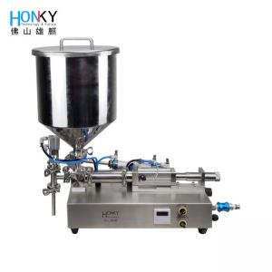 Wholesale Desktop Facial Massage Cream Hopper Filling Machine With Piston Metering Pump from china suppliers