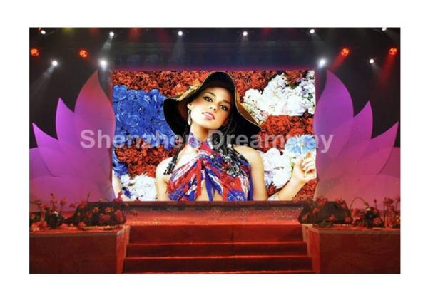40000 Pixels SMD P 5mm Indoor Full Color LED Display for Advertising , CAT-5e