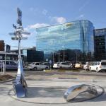 Stainless Steel Forged Road Sign Sculpture,Ulaanbaatar,Mongolia