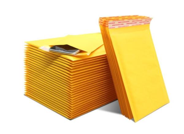 Waterproof Delivery Courier Padded Kraft Bubble Mailer 12*18cm Highly protective