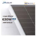 JA Solar JAM72D42 LB 610 615 620 625 630 635 Watts Bifacial Double Glass N type