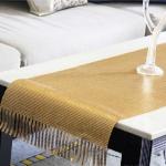 Decorative Metallic Cloth As Table Runner