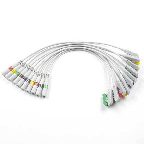 Banana Needle To Clip ECG Adapter Pigtail Adapters 3.00MM IEC ECG Electrode