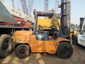 Wholesale 5t Toyota 7FD50 Used Diesel Forklift With Round Holding Clip from china suppliers