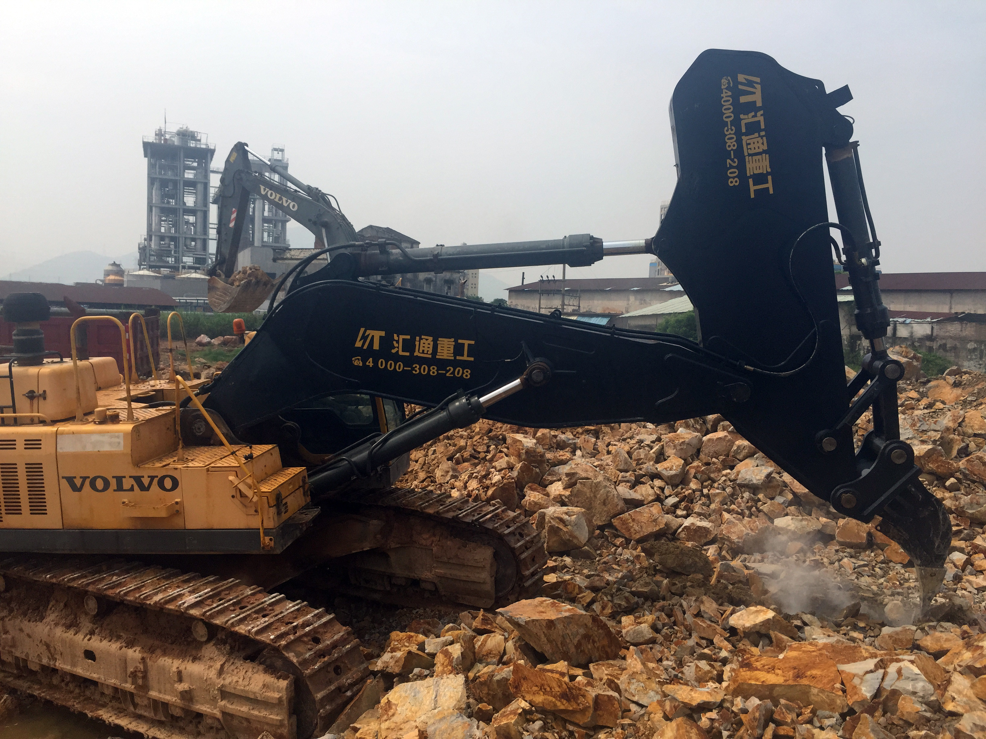 EX60 EX100 EX120 Mini Excavator Rock Ripper For Construction Machinery