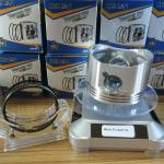 142g Engine BAJAJ Piston Kit Fit BAJAJ180 Aluminum Alloy Silver