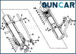 LZ00440 Boom Cylinder Seal Kit CASE CX460 Excavator Inner Parts Hydraulic
