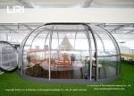 Clear Polycarbonate Stargazing Crystal Dome Bubble Tents For Cafe Shop