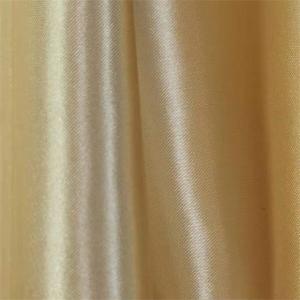Wholesale 50dx75d Gold Chiffon Fabric 87gsm Poly Satin For Blouses And Dresses from china suppliers
