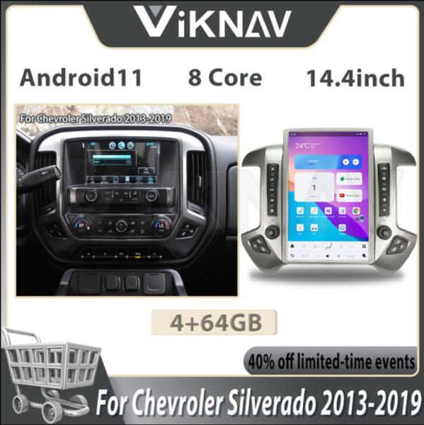14.4 inch Touch Screen Car radio For 2013-2019 Cheveroler silverado 2014-2020