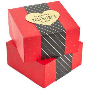 Wholesale 8&quot; UV Coating 2 Pack Gift Boxes Embossing Rectangular Gift Box from china suppliers