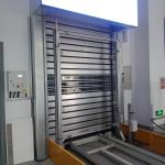 304 Stainless Steel Frame Industrial Security Door for Wind Load Areas