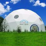 Modern Geodesic Dome Shelter Tent Clear Window VIP Cassette Flooring