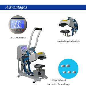 Wholesale CE RoHS 110 V Combo Heat Press Machine 50 - 60 HZ 500 Watt For Modern DIY Cap / Hat from china suppliers