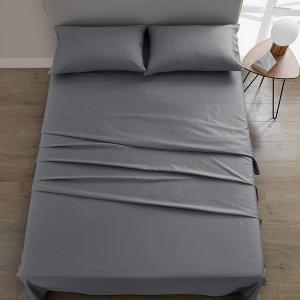 Wholesale 200TC Cotton Bed Sheet Set with Deep Mattress Pockets All-Season Full Length Elastic from china suppliers