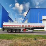 25000L Carbon Steel Draw Bar Tank Trailer with 4 Axles for Fuel or Diesel Liquid