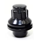 Carbon Steel Black Acorn Seat Lug Nuts Locks 12x1.5 W/Key 1.47" Mag Washer