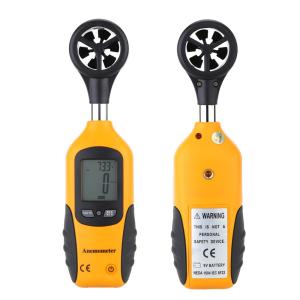 Wholesale Handheld Pocket Size LCD Screen Display Digital Anemometer Wind Speed Measurement Measuring Tool from china suppliers