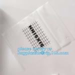 CPE Slider Zipper Bags Frosted Poly For Swimwear Clothes Packaging